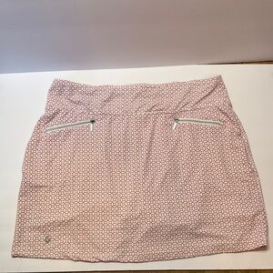 GG Blue Luxe Sport Golf Skirt Skort Patterned Women's Size Large